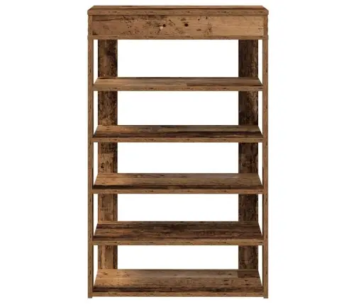 Apavu Plaukts Veca Koka 60X30X98 Cm Inženierijas Koks Vidaxl