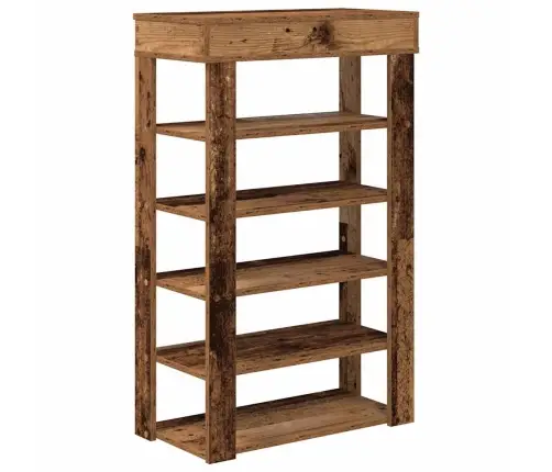 Apavu Plaukts Veca Koka 60X30X98 Cm Inženierijas Koks Vidaxl