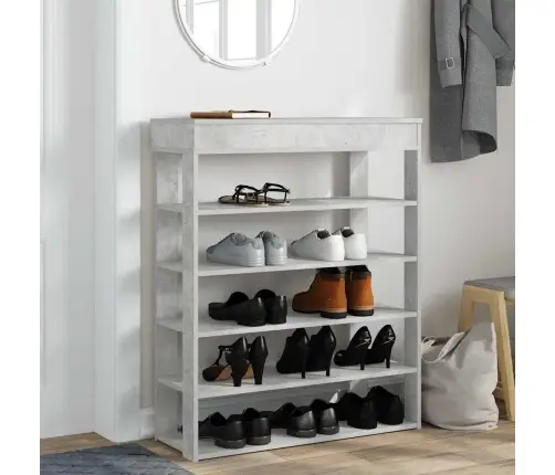 Lentyna Batams, Concrete Oak 80X30X98cm Apdirbta Mediena