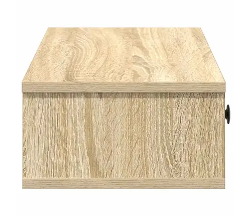 Sienas Plaukts Ar Atvilktnēm, Ozolkoka, 60X28X15Cm Vidaxl
