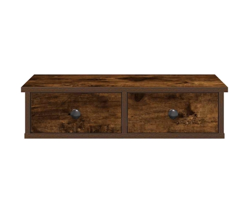 Sienas Plaukts Ar Atvilktnēm Ozolkoka 60X28X15 Cm Vidaxl