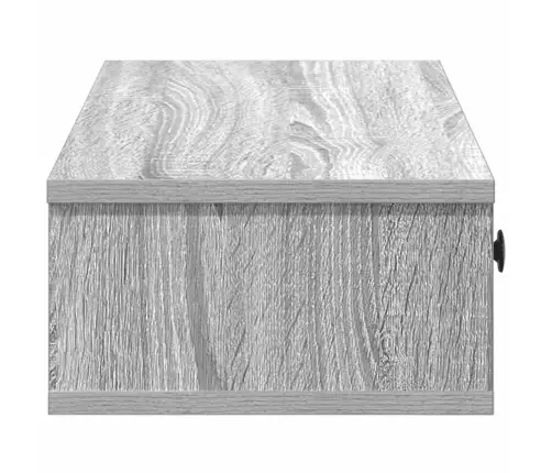 Sieninė Lentyna Su Stalčiais, Pilka Ąžuolo, 60X28X15Cm