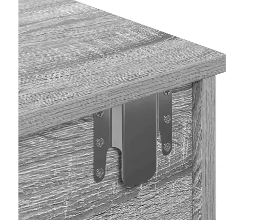 Sieninė Lentyna Su Stalčiais, Pilka Ąžuolo, 60X28X15Cm