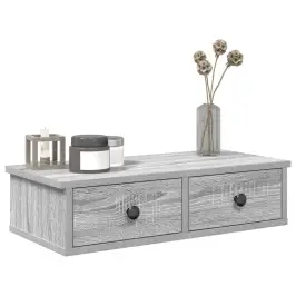 Sienas Plaukts Ar Atvilktnēm Ozolkoka 60X28X15 Cm Vidaxl