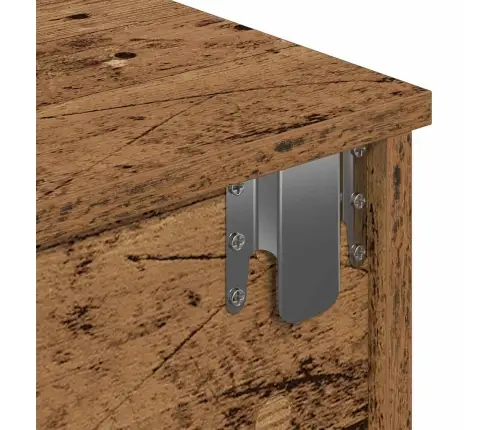 Sieninė Lentyna Su Stalčiais, Medienos, 80X34X17Cm