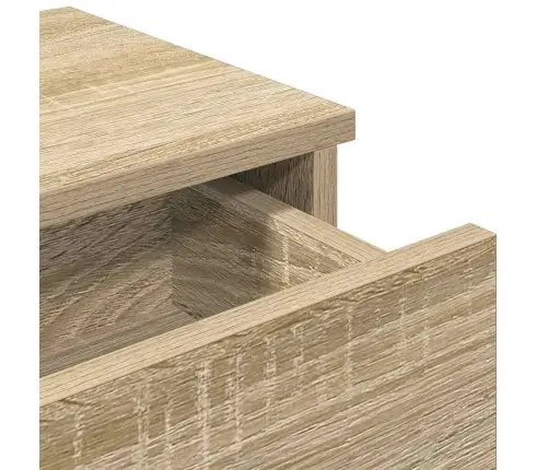 Sienas Plaukts Ar Atvilktnēm Ozolkoka 100X37,5X19 Cm Vidaxl