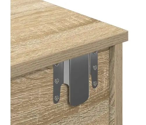 Sienas Plaukts Ar Atvilktnēm Ozolkoka 100X37,5X19 Cm Vidaxl