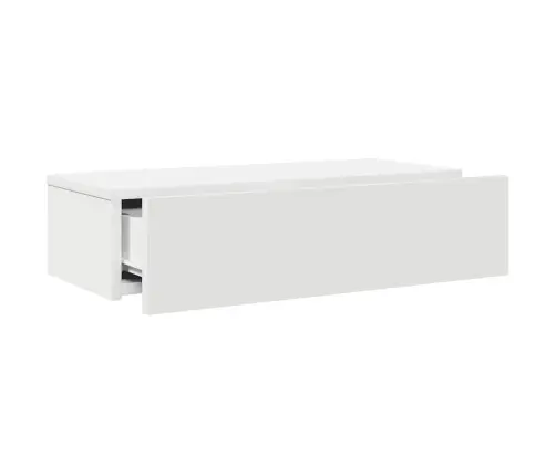 Sahtlitega Seinariiul Valge 60X26,5X15 Cm Ehituspuit