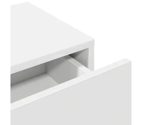 Sahtlitega Seinariiul Valge 60X26,5X15 Cm Ehituspuit