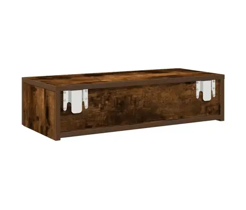 Sienas Plaukts Ar Atvilktnēm Ozolkoka 60X26,5X15 Cm Vidaxl