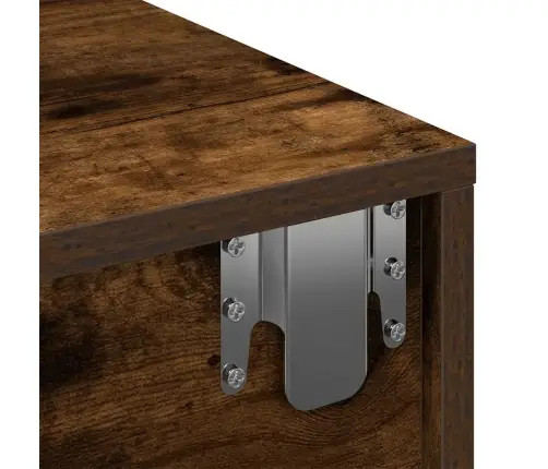 Sienas Plaukts Ar Atvilktnēm Ozolkoka 60X26,5X15 Cm Vidaxl