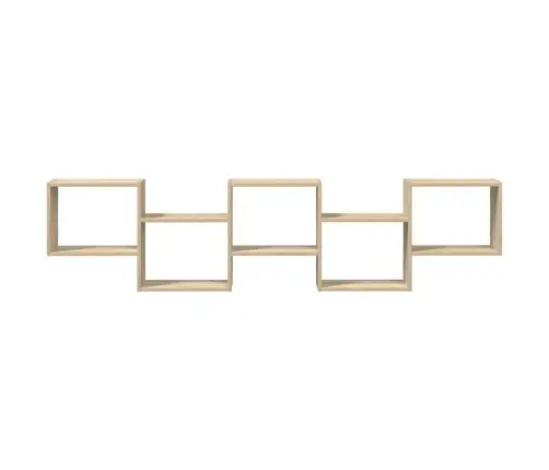 Sienas Plaukts, 5 Nodalījumi, Ozolkoka, Inženierijas Koks Vidaxl