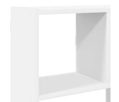 Sienas Plaukts, 12 Nodalījumi, Balts, Skaidu Plāksne Vidaxl