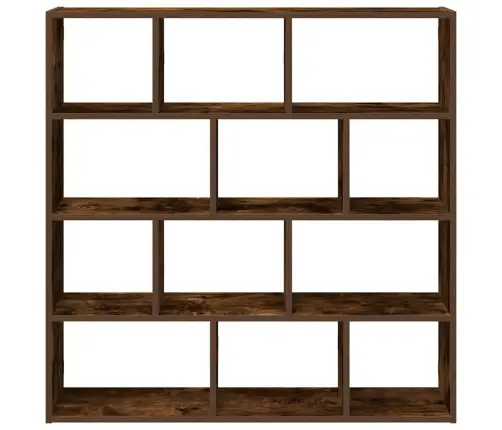 Sienas Plaukts, 12 Nodalījumi, Ozolkoka, Inženierijas Koks Vidaxl