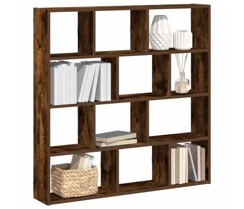 Sienas Plaukts, 12 Nodalījumi, Ozolkoka, Inženierijas Koks Vidaxl