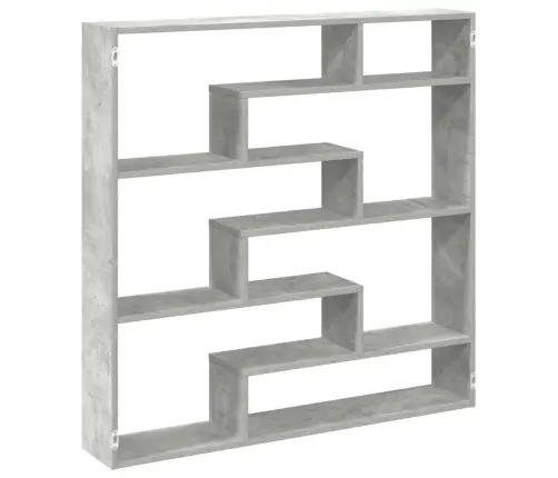 Sieninė Lentyna, 7 Skyrių, Betono Pilka, Mediena, Kubo Formos