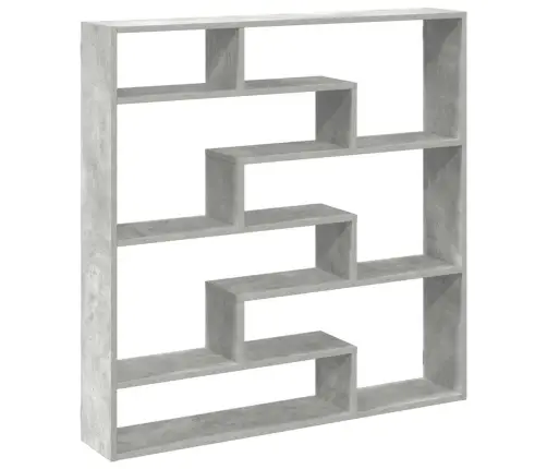 Sieninė Lentyna, 7 Skyrių, Betono Pilka, Mediena, Kubo Formos