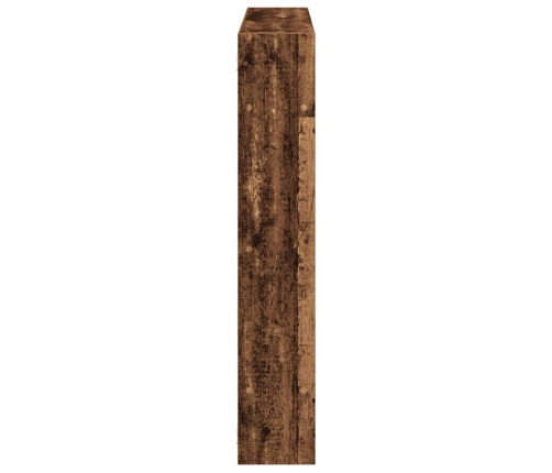Sienas Kuba Plaukts 7 Nodalījumi Old Wood Engineered Wood Vidaxl