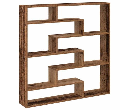 Sienas Kuba Plaukts 7 Nodalījumi Old Wood Engineered Wood Vidaxl