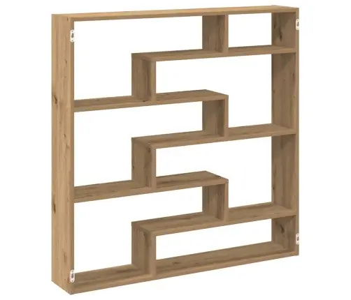 Sienas Kuba Plaukts 7 Nodalījumi Artisian Oak Engineered Wood Vidaxl