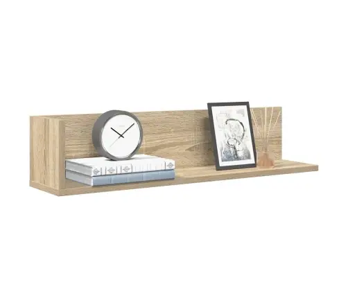 Sienas Plaukti 2 Gab. Ozola 75X16,5X16,5 Cm Inženierijas Koks Vidaxl