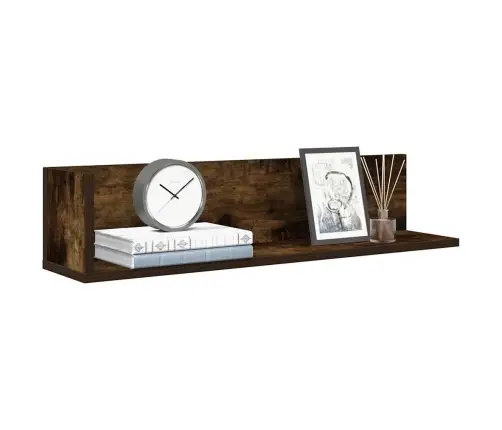 Sienas Plaukti, 2 Gab., 75X16,5X16,5 Cm, Inženierijas Koks Vidaxl