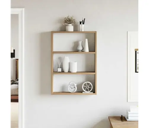 Sieninė Lentyna, Artisano Ąžuolo, 43X9X60cm Apdirbta Mediena Sieninė Lentyna, Artisano Ąžuolo, 43X9X60cm Apdirbta Mediena