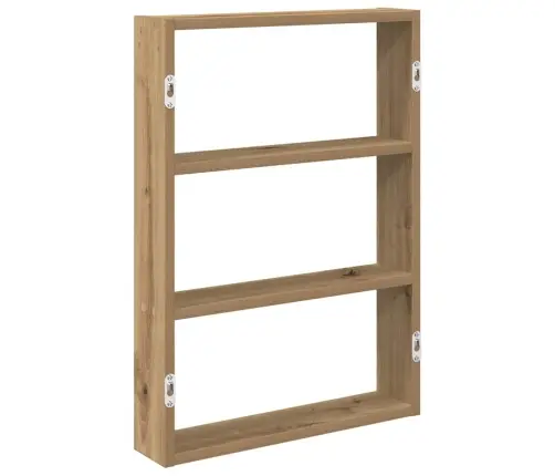 Sieninė Lentyna, Artisano Ąžuolo, 43X9X60cm Apdirbta Mediena Sieninė Lentyna, Artisano Ąžuolo, 43X9X60cm Apdirbta Mediena