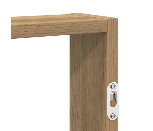 Sieninė Lentyna, Artisano Ąžuolo, 43X9X60cm Apdirbta Mediena Sieninė Lentyna, Artisano Ąžuolo, 43X9X60cm Apdirbta Mediena