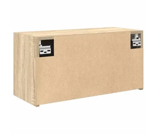 Vannasistabas Sienas Skapītis, 60X25X30 Cm, Inženierijas Koks Vidaxl