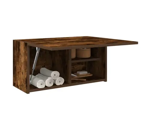 Vannasistabas Sienas Skapītis, 60X25X30 Cm, Inženierijas Koks Vidaxl