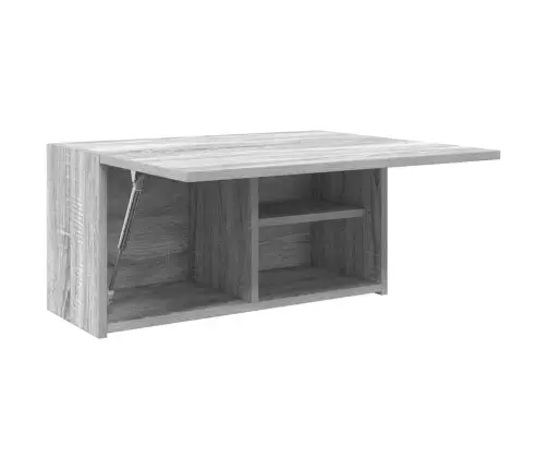 Vannitoa Seinakapp, Hall Sonoma Tamm, 60 X 25 X 30cm Tehispuit