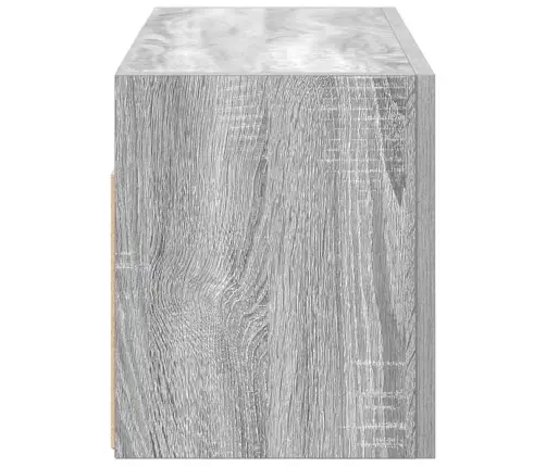 Vannitoa Seinakapp, Hall Sonoma Tamm, 60 X 25 X 30cm Tehispuit