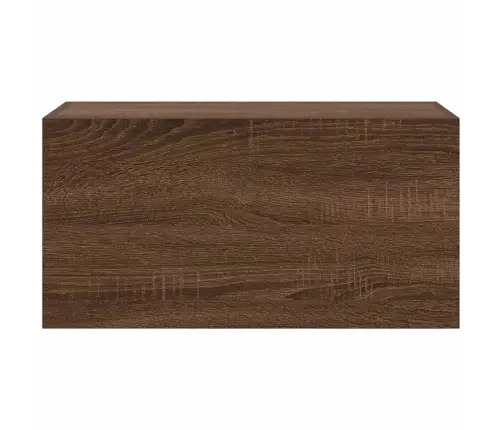 Vannitoa Seinakapp, Pruun Tamm, 60 X 25 X 30cm Tehispuit