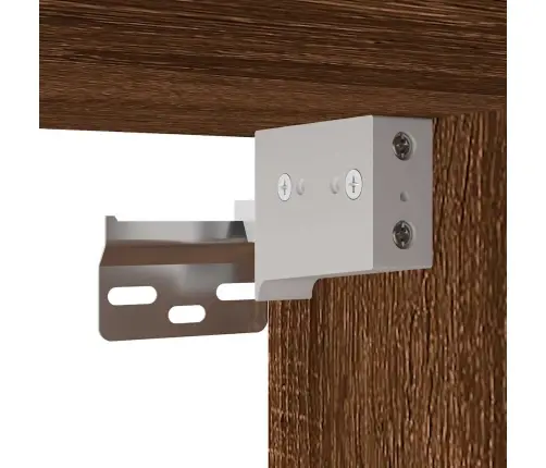 Vannitoa Seinakapp, Pruun Tamm, 60 X 25 X 30cm Tehispuit