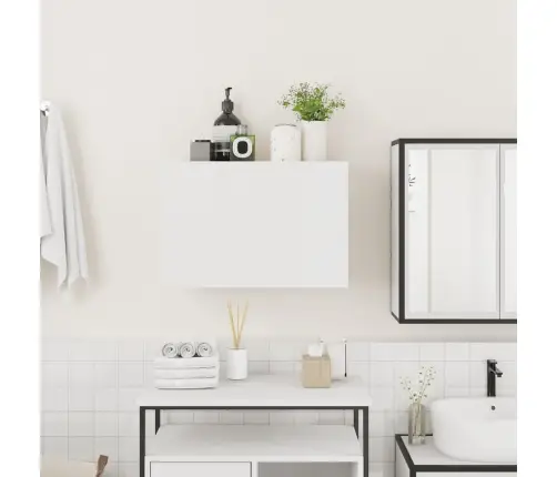 Vannasistabas Sienas Skapītis, 60X25X40 Cm, Inženierijas Koks Vidaxl