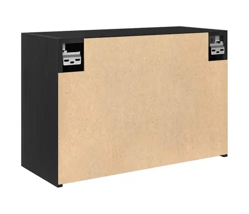 Vannitoa Seinakapp, Must, 60 X 25 X 40 cm Tehispuit