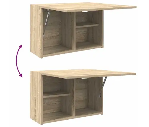 Vannasistabas Sienas Skapītis, 60X25X40 Cm, Inženierijas Koks Vidaxl