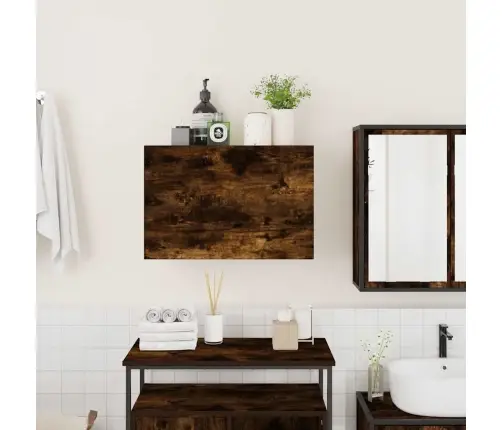 Vannasistabas Sienas Skapītis, 60X25X40 Cm, Inženierijas Koks Vidaxl