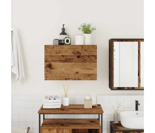 Vannasistabas Sienas Skapītis, 60X25X40 Cm, Inženierijas Koks Vidaxl