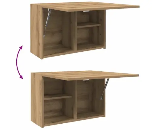 Vannasistabas Sienas Skapītis, 60X25X40 Cm, Inženierijas Koks Vidaxl