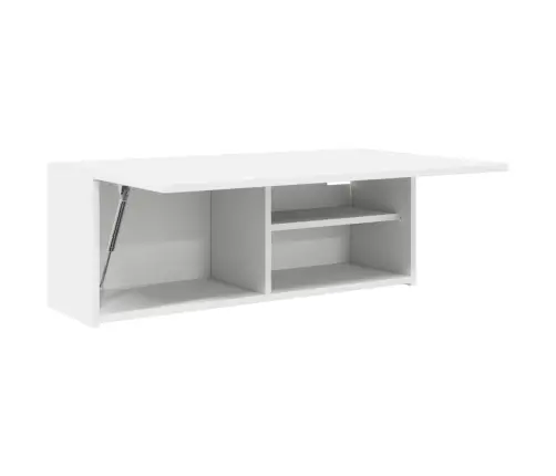 Vannitoa Seinakapp, Valge, 80 X 25 X 30 cm Tehispuit