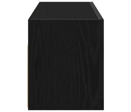 Vannitoa Seinakapp, Must, 80 X 25 X 30 cm Tehispuit