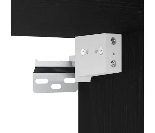 Vannitoa Seinakapp, Must, 80 X 25 X 30 cm Tehispuit