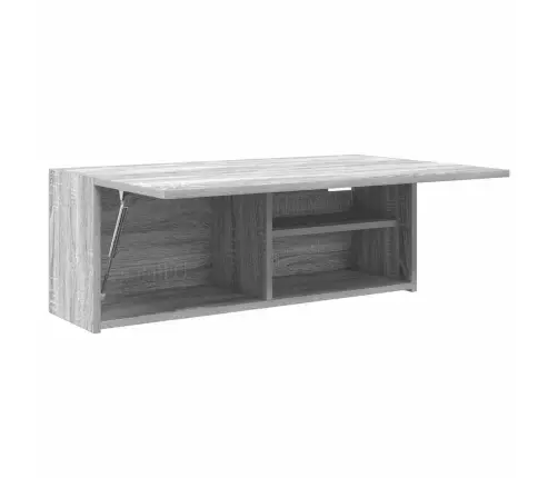 Vannitoa Seinakapp, Hall Sonoma Tamm, 80 X 25 X 30cm Tehispuit