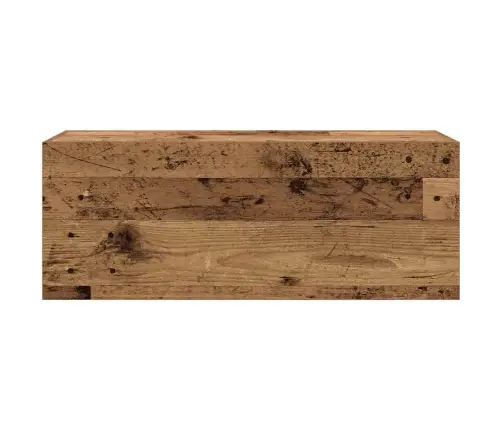 Vannitoa Seinakapp, Vana Puit, 80 X 25 X 30 cm Tehispuit