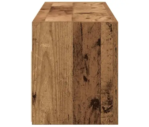 Vannitoa Seinakapp, Vana Puit, 80 X 25 X 30 cm Tehispuit