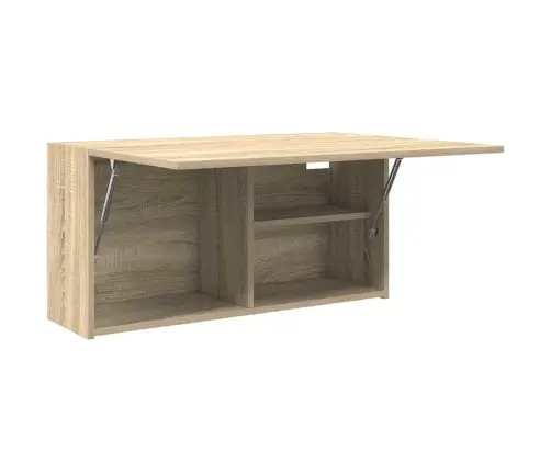 Vannasistabas Sienas Skapītis, 80X25X40 Cm, Inženierijas Koks Vidaxl