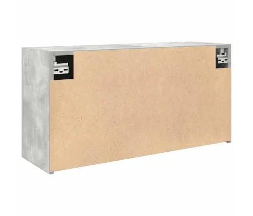 Sieninė Vonios Kambario Spintelė, Betono Pilka, 80X25X40Cm