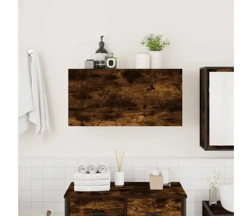 Vannasistabas Sienas Skapītis, 80X25X40 Cm, Inženierijas Koks Vidaxl